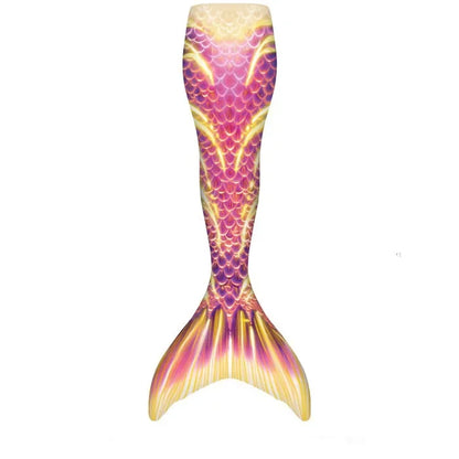 New Kids Adult Swimming Mermaid tail Girl Mom Cosplay Mermaid Costume Children Party Gift Fantasy Swimsuit With Monofin Fin Leedoar