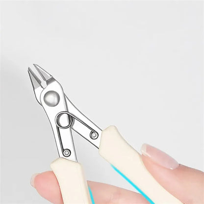 New Model Flat-Nose Diamond Removal Pliers Metal Chain Cutting Zircon Jewelry High Force Cutter Small Clipper for Removin Leedoar