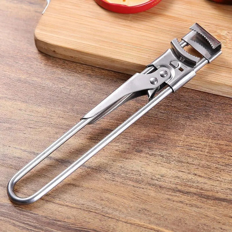 New Non-slip Stainless Steel Can Opener Adjustable Bottle Opener Leedoar