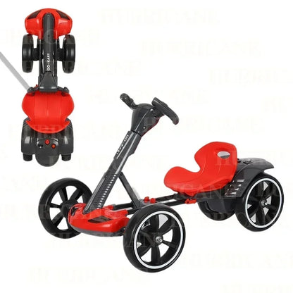 New outdoor lightweight installation-free foldable children's electric kart