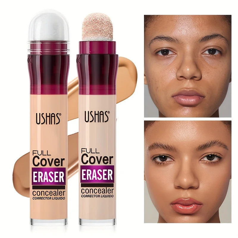 New sponge Head concealer for dark circles, tears, acne, freckles, dark circles, pigmentation and blemishes - creating a natural Leedoar