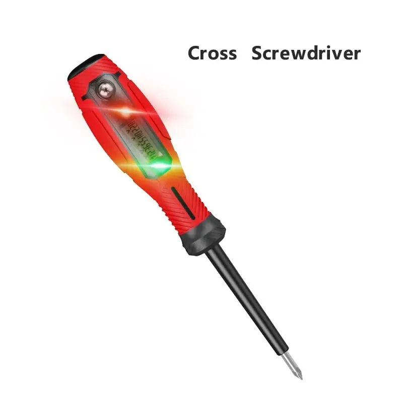 Newest Non-Contact Screwdriver Voltage Tester Pen 12-220V LCD Display Screen Voltmeter Detector Electrical Pen Voltage Indicator