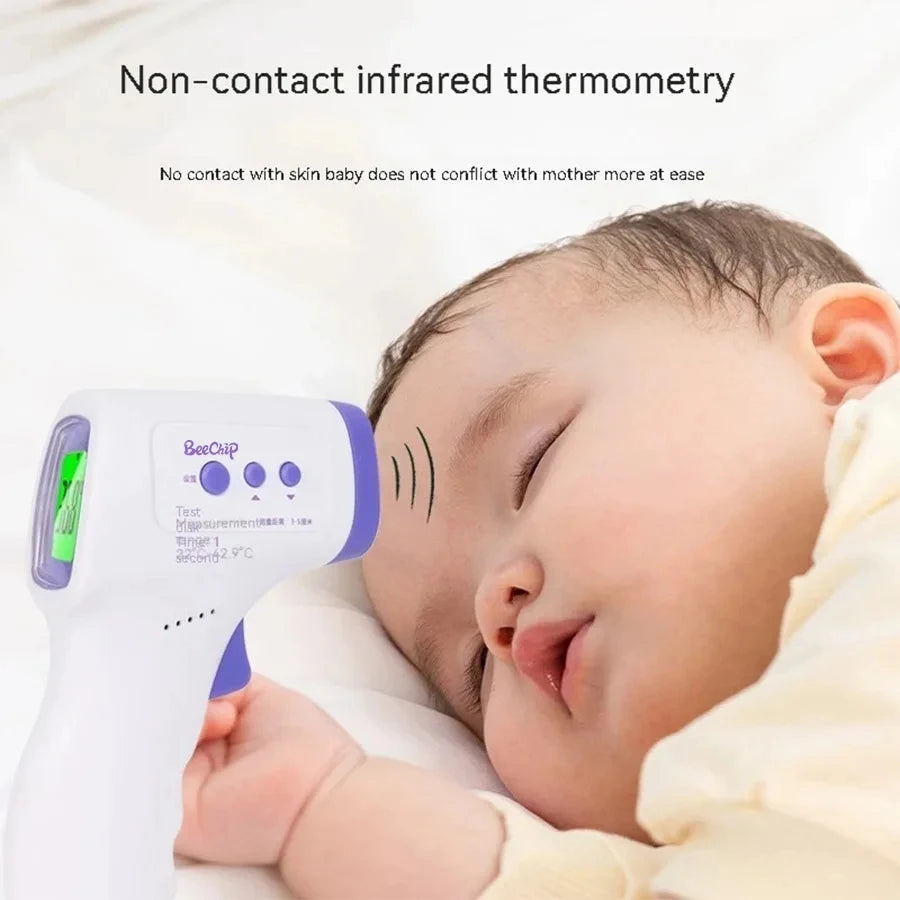 Non-Contact High-Precision Thermometer Handheld Smart Forehead Temperature Gun Family Health Care Temperature Measurement Leedoar