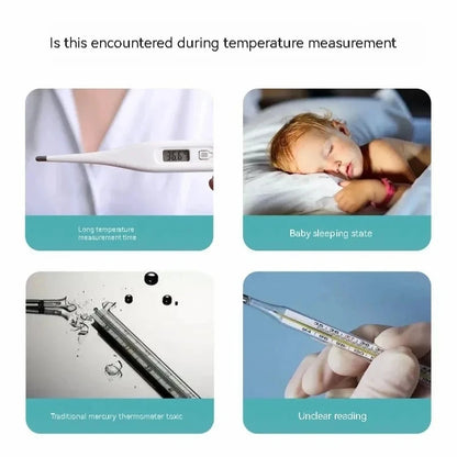 Non-Contact High-Precision Thermometer Handheld Smart Forehead Temperature Gun Family Health Care Temperature Measurement Leedoar