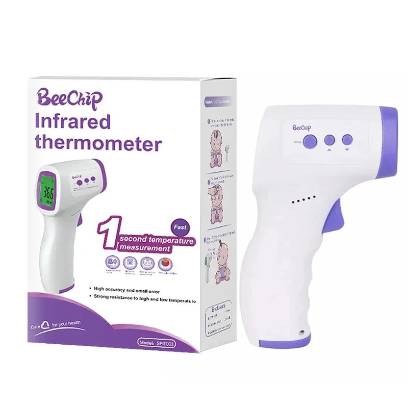 Non-Contact High-Precision Thermometer Handheld Smart Forehead Temperature Gun Family Health Care Temperature Measurement Leedoar