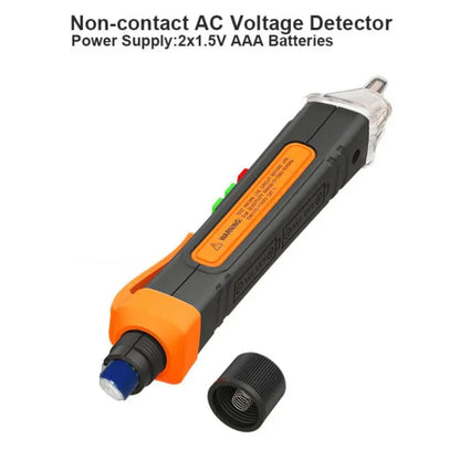 Non-contact Voltage Tester 12-1000V AC /DC Pen Circuit  Electric Indicator Wall Tool With Flashlight Buzzer Leedoar