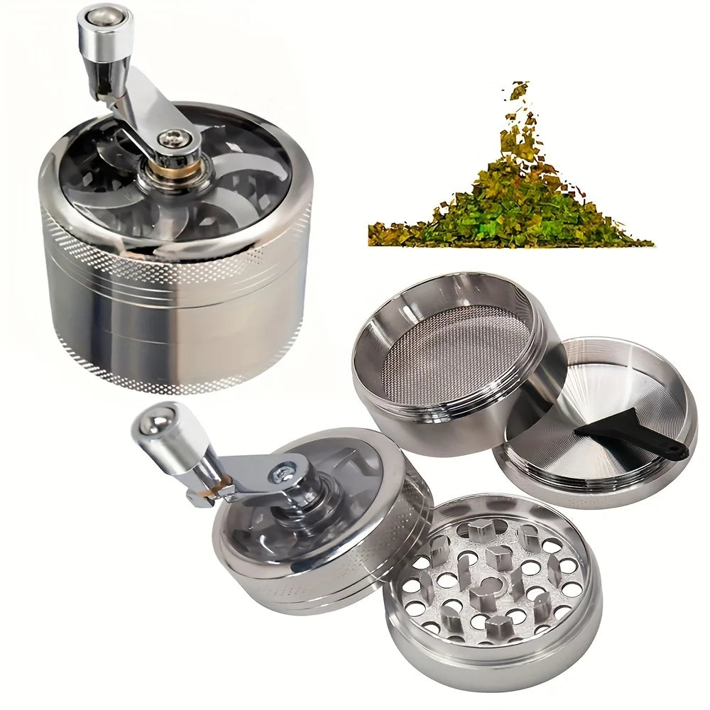 Nut and Hard Spice Grinder for Nutmeg Ginger Rock Salt and Peppercorn Hand tools, crushers Leedoar