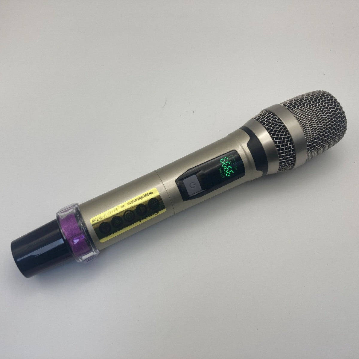 LEEDOAR HT-20B UHF Interference-Resistant Dual-Channel Wireless Microphone System Outdoor Karaoke for Portable Trolley Speakers