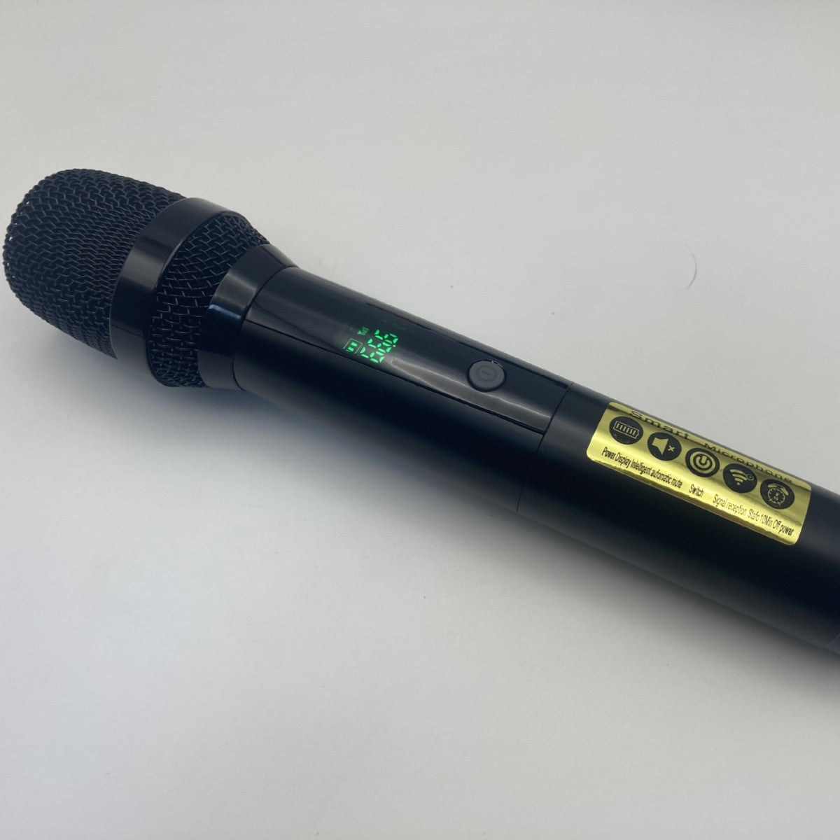 LEEDOAR HT-27 Black Wireless Microphone System High-Fidelity, Dual Handheld Mics for KTV Trolley Speakers