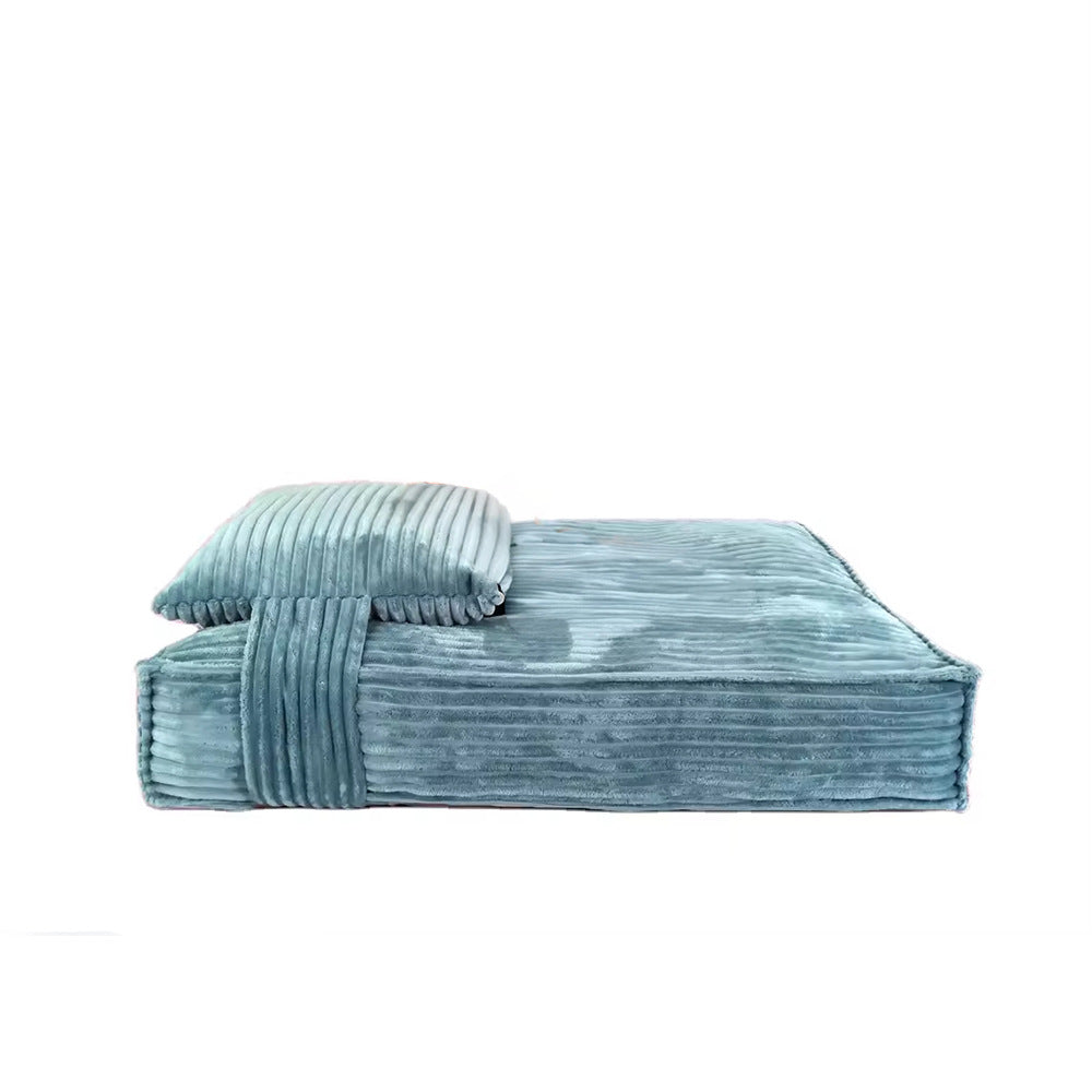 All-Season Dog Bed Pet Cat Mattress for Small Dogs (Teddy, Shiba Inu, Bichon, etc.) - Warm Winter Design, Removable & Washable