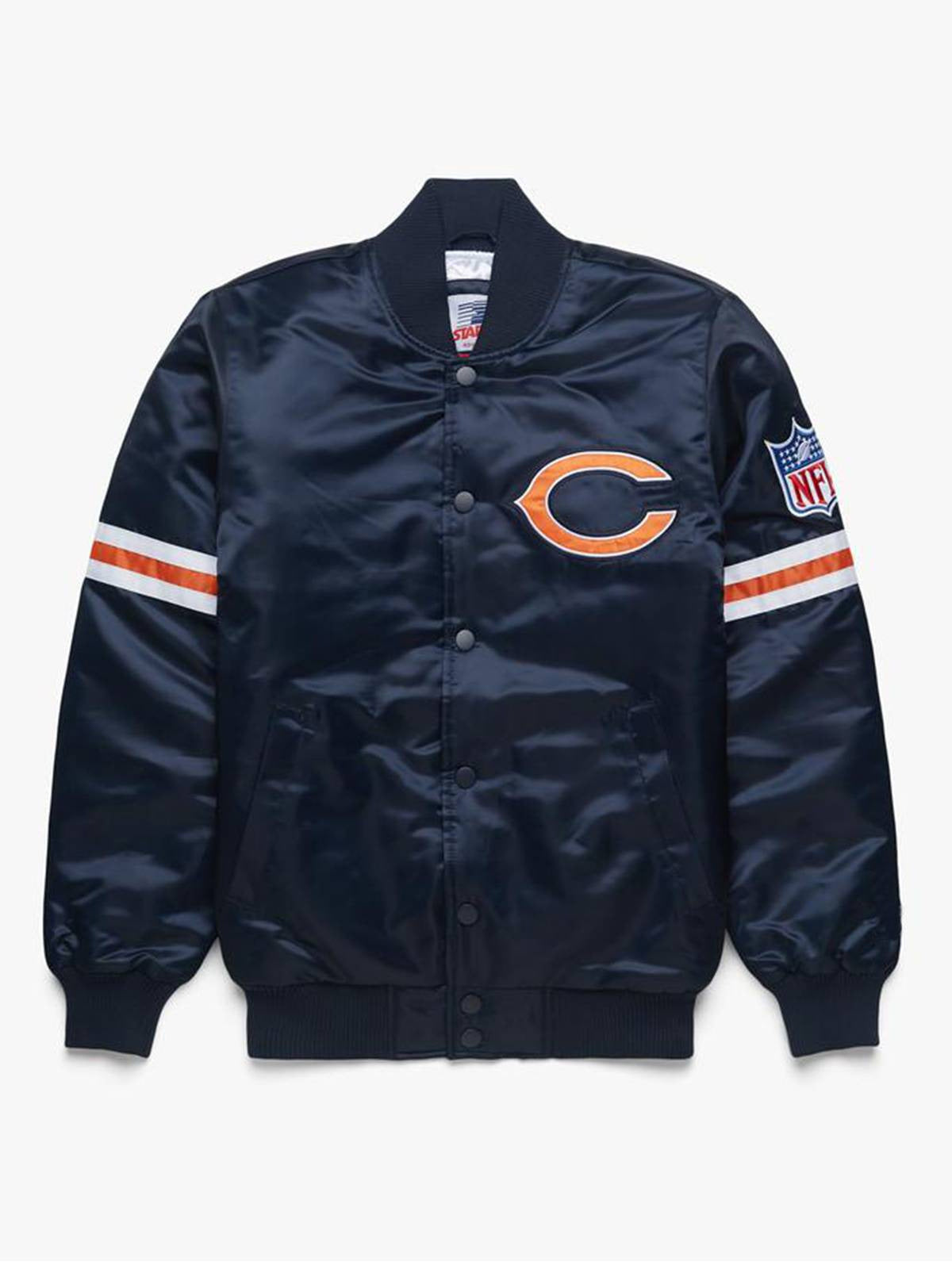 Quilted NFL Team Jacket: New Autumn/Winter Men's Baseball Jacket with Stand Collar Casual 3D Rugby Jacket Leedoar