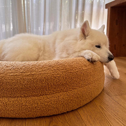 Winter Warm Dog Bed for Large Pets (Labrador, Golden Retriever, etc.) - Removable & Washable, Fall/Winter Dog Mat