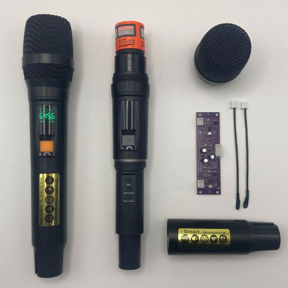 LEEDOAR HT-21 Wireless Microphone System (1-to-2) With Anti-Feedback Technology for Trolley Speaker  Outdoor Performances Karaoke– Hot-Selling in Vietnam and Cambodia