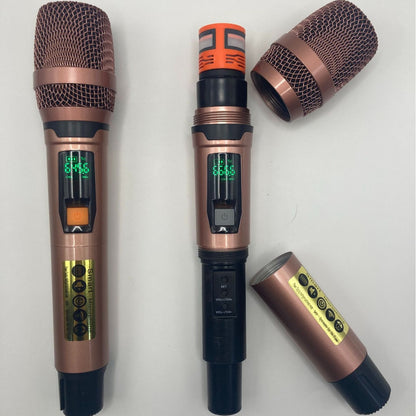 LEEDOAR HT-22 Portable FM Hi-Fi Handheld Metal Home Use Microphone for  Trolley Speaker Outdoor Performances Karaoke – Hot-selling in Vietnam, South Korea, Japan, the Philippines, Russia, and Europe