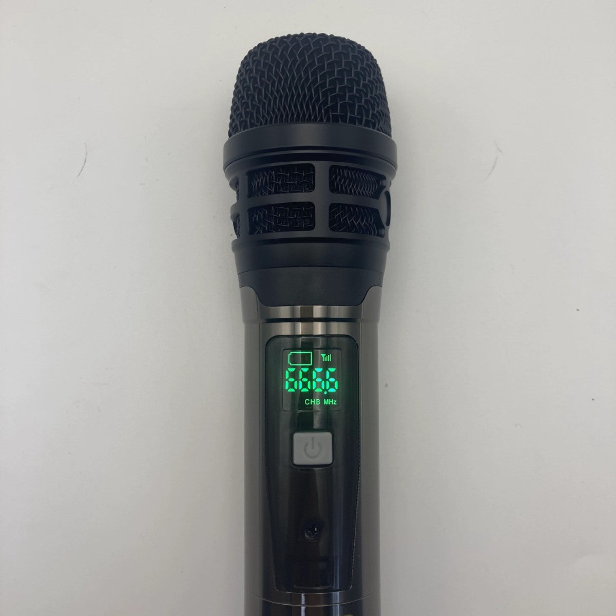 LEEDOAR HT-124 Wireless Black Handheld Microphone (1-to-2) Metal Case for Singing, Performances, and Trolley Speakers