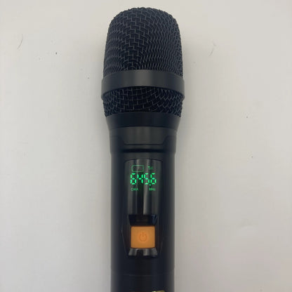 LEEDOAR HT-21 Wireless Microphone System (1-to-2) With Anti-Feedback Technology for Trolley Speaker  Outdoor Performances Karaoke– Hot-Selling in Vietnam and Cambodia