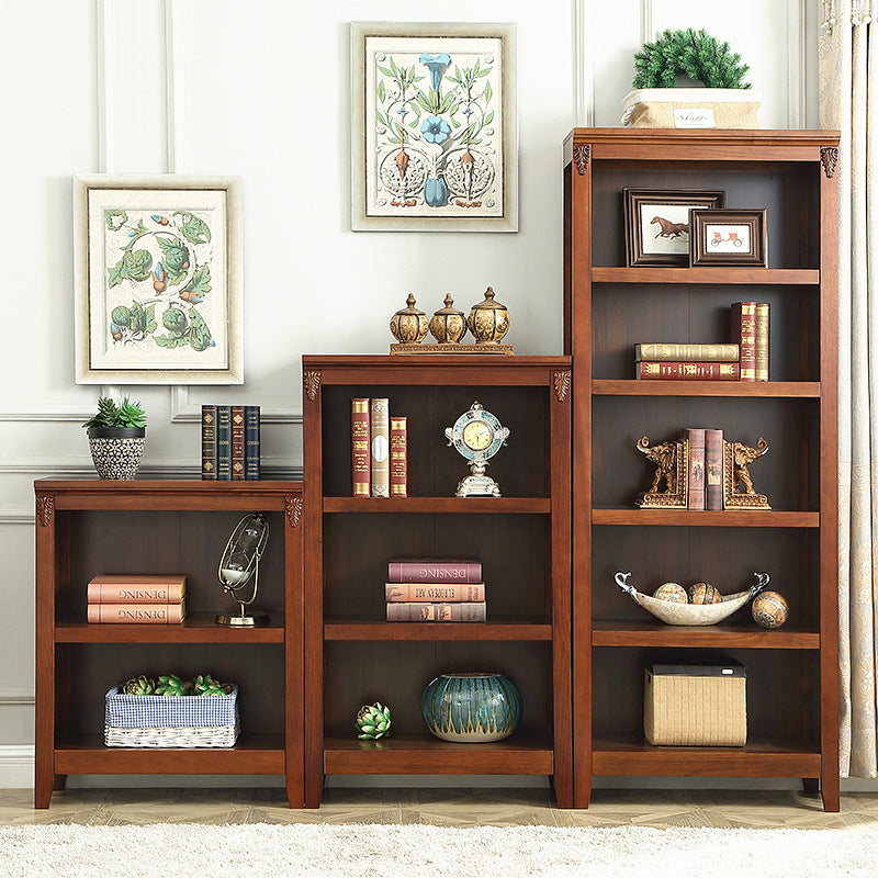 Bookshelf Solid Wood Bookcase Combination Wall-mounted Floor-standing Storage Cabinet for Living Room Home Organization