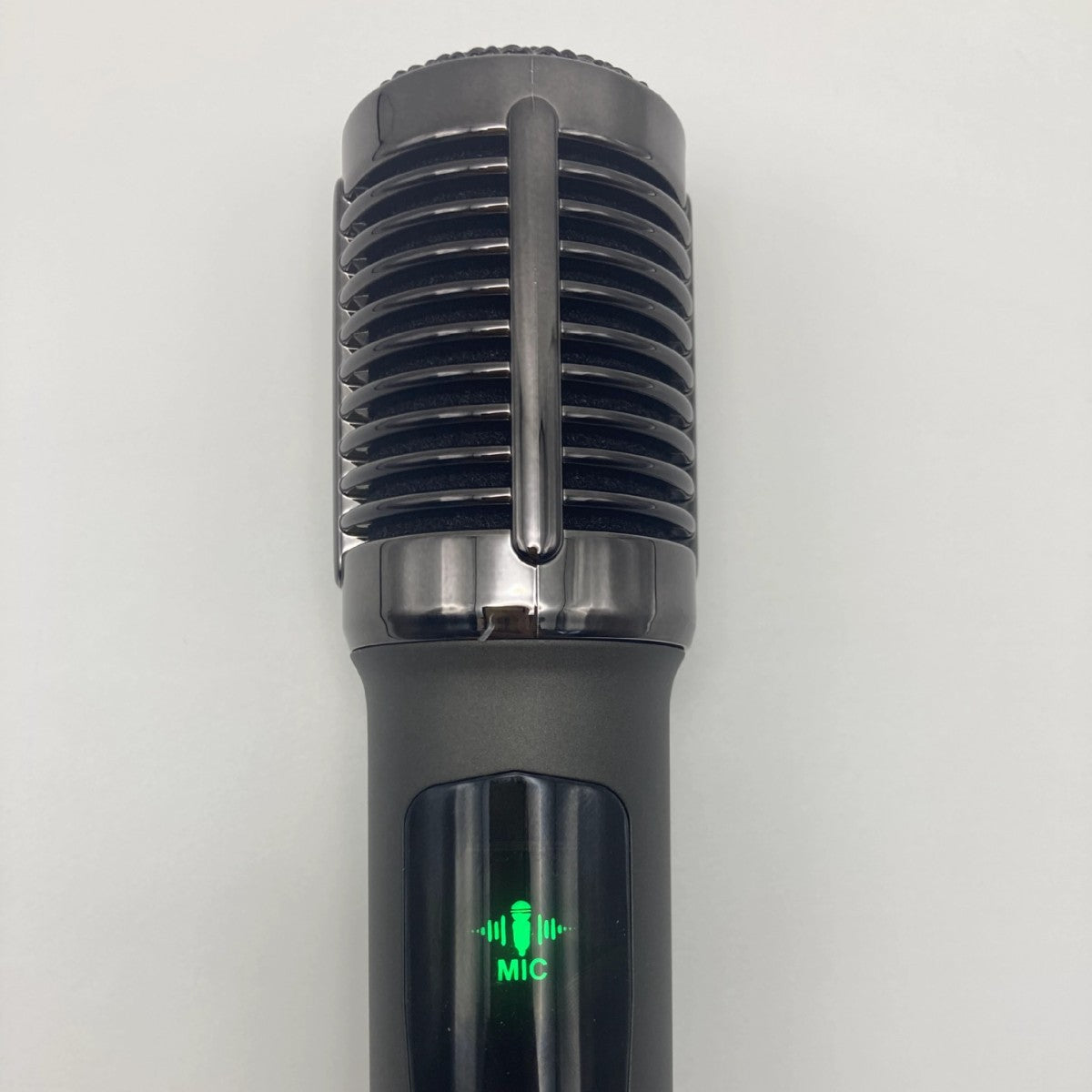LEEDOAR HT-86 Wireless Black Handheld Microphone (1-to-2) for Singing, Performances, and Trolley Speakers