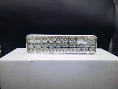 Lámpara de emergencia recargable de 30 LED y 2 modos regulables, luces de reparación nocturnas para exteriores, linterna portátil para acampar para uso en cortes de energía