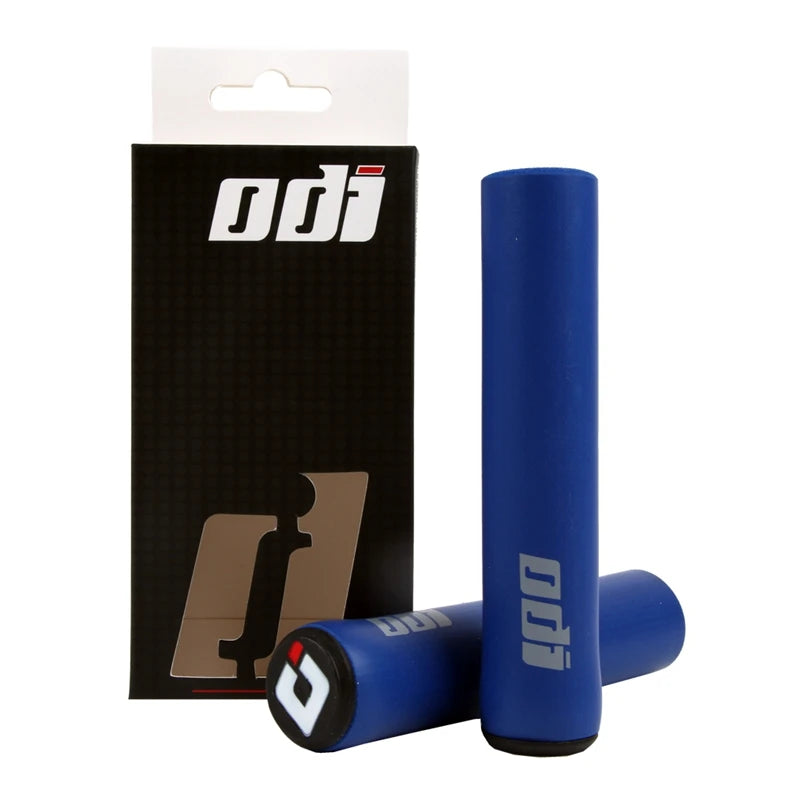 ODI MTB Guidão Manoplas Mountain Bike Dobrável Capa Ultraleve Antiderrapante Gel de Sílica Espumante Incluindo Plug Peças de Bicicleta 