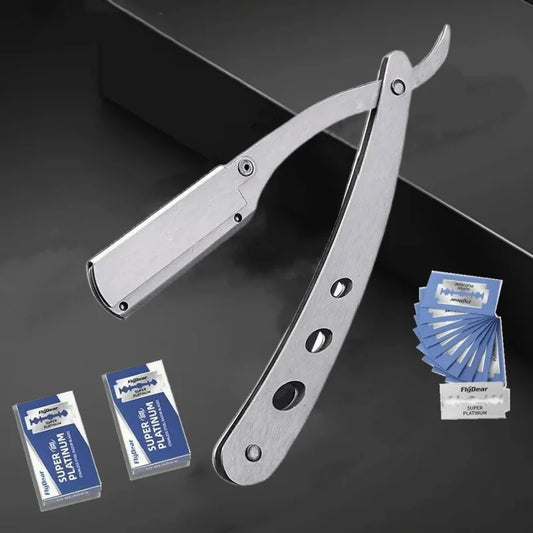 Old style shaver blade, hair salon shaving and hair removal blade, sharp blade detachable, professional hair removal tool