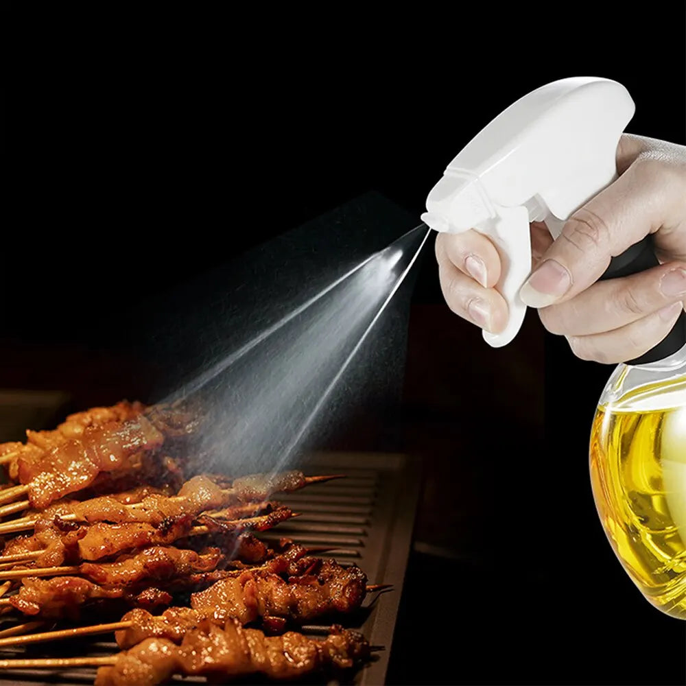 Olive Oil Spray Bottle Canola Oil Spritzer Bottle For Air Fryer Cooking Baking Bbq Oil Dispenser Salad Kitchen Tools Leedoar