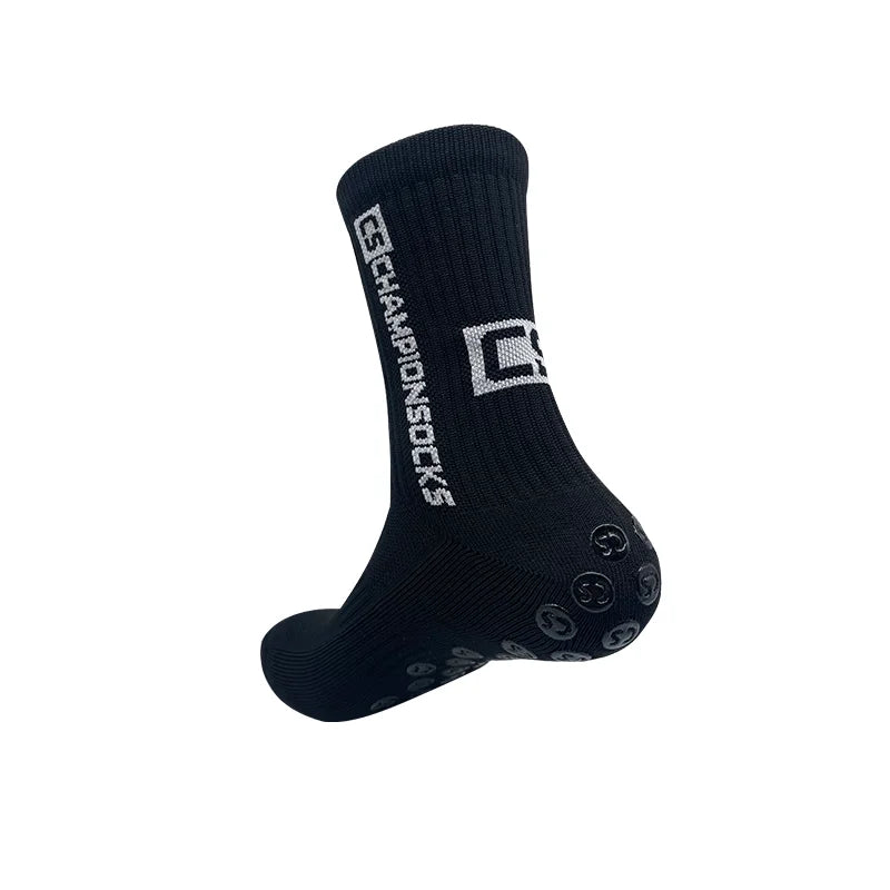 One Pair Adult 6 Colors Sports Series Socks Polyester Is Breathable Sweat-absorbing Football Socks at the Bottom of the Towel Leedoar