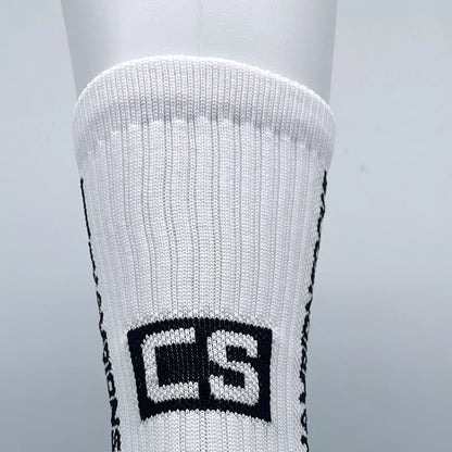 One Pair Adult 6 Colors Sports Series Socks Polyester Is Breathable Sweat-absorbing Football Socks at the Bottom of the Towel Leedoar