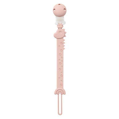 One-Piece Silicone Pacifier Clip Holder, Soft Flexible Pacifier Clips Binky Clips for Baby Boys and Girls,  Baby Accessories Leedoar