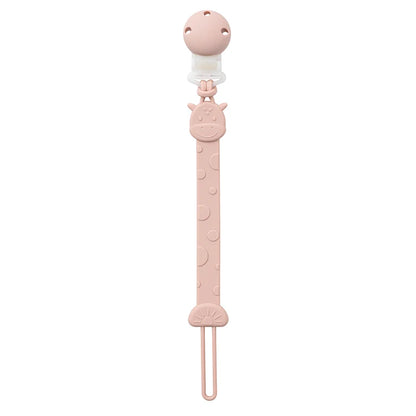 One-Piece Silicone Pacifier Clip Holder, Soft Flexible Pacifier Clips Binky Clips for Baby Boys and Girls,  Baby Accessories Leedoar