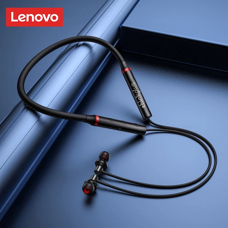 Origial Lenovo HE05X Bluetooth Earphones Earphone Waterproof Earplugs HIFI Sound Magnetic Neckband Headset Sports Headphone Leedoar