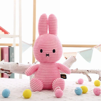 Original Cartoon Miffy Rabbit Plush Toys Kawaii Baby Accompany Highquality Plushie Doll Cute Room Decoration Children's Gift Leedoar