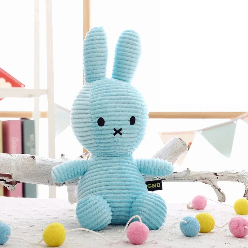 Original Cartoon Miffy Rabbit Plush Toys Kawaii Baby Accompany Highquality Plushie Doll Cute Room Decoration Children's Gift Leedoar