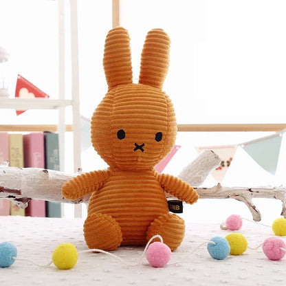 Original Cartoon Miffy Rabbit Plush Toys Kawaii Baby Accompany Highquality Plushie Doll Cute Room Decoration Children's Gift Leedoar