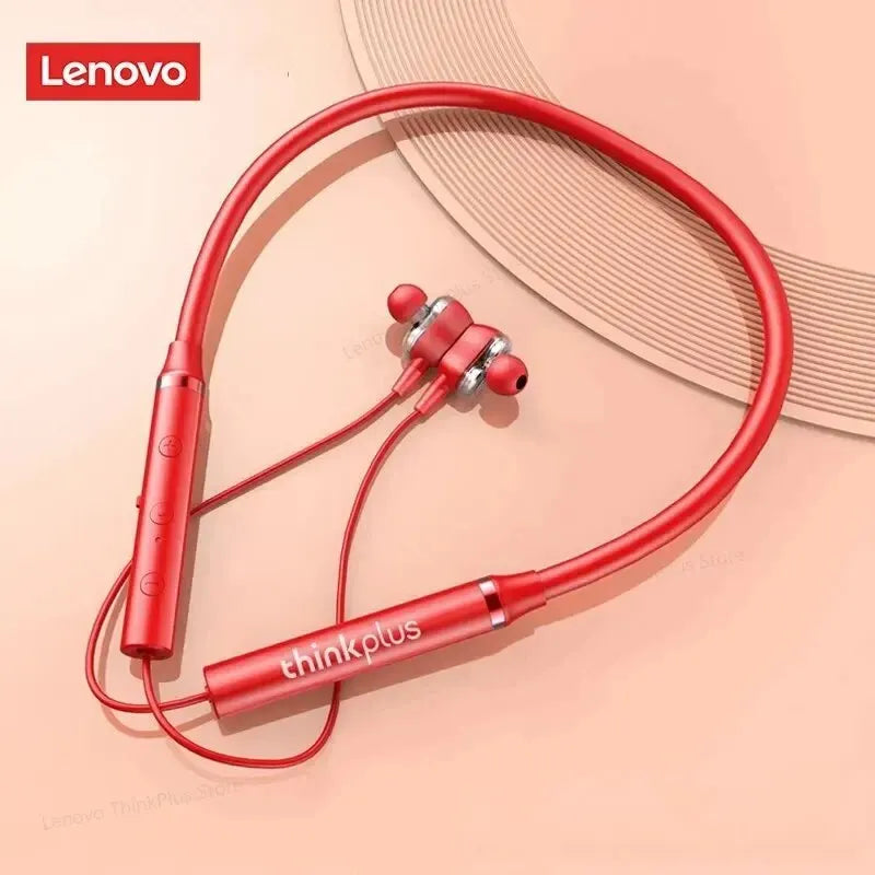 Original Lenovo HE05 Pro TWS Earphone Bluetooth 5.0 Neckband Earphone Sports Noise Canceling Headphones Waterproof Microphone Leedoar