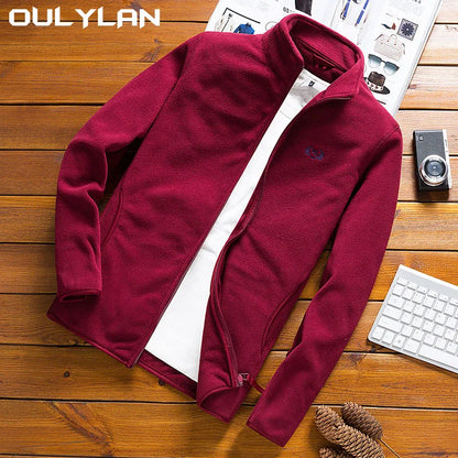 Oulylan Man Fleece Tactical Softshell Jacket outwear Windbreaker Thermal Sporting male Tourism Mountain coats men Army jackets Leedoar