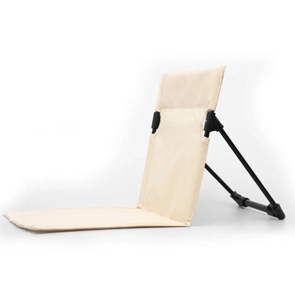 Silla plegable ligera y cómoda para acampar al aire libre, silla de playa para parques y ocio, silla individual portátil con respaldo 