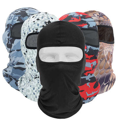 Outdoor Cool Sunscreen Balaclava Motorcycle Face Mask Lycra Moto Biker Wind Cap Mask Stopper Windproof Bicycle Cycling Headgear Leedoar