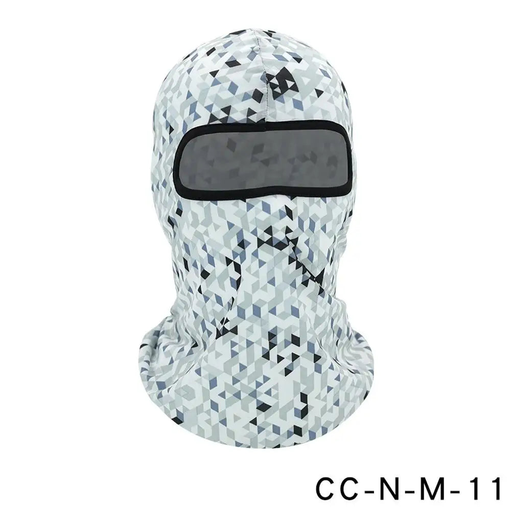 Outdoor Cool Sunscreen Balaclava Motorcycle Face Mask Lycra Moto Biker Wind Cap Mask Stopper Windproof Bicycle Cycling Headgear Leedoar