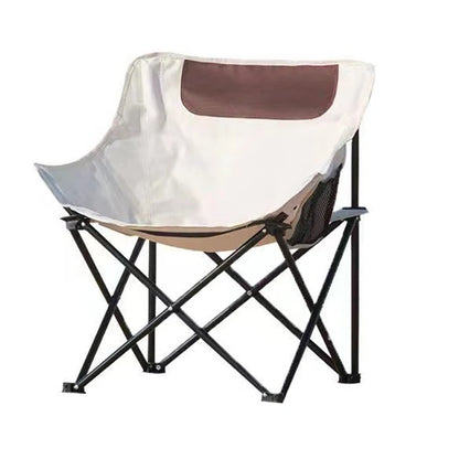 Silla plegable para exteriores, silla tipo luna, para picnic, camping, coche, fácil de transportar, fácil de usar, gran capacidad de carga 