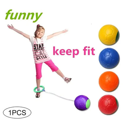 Outdoor Fun Sports Toy Classical Skipping Toy Exercise Coordination And Force Reaction Training Swing Ball Leedoar