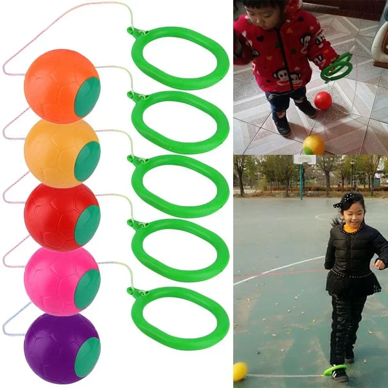 Outdoor Fun Sports Toy Classical Skipping Toy Exercise Coordination And Force Reaction Training Swing Ball Leedoar