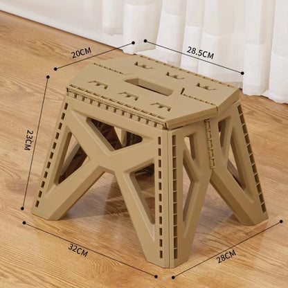 Outdoor Small Stool Portable Folding Stool High Load Bearing Durable Small Chair Fishing Stool Beach Stool Camping Stool Leedoar