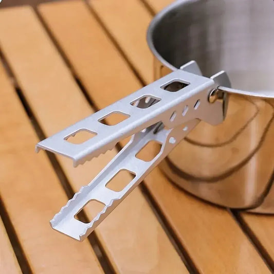 Outdoors Home Anti-hot Alloy Pot Clip Bowl Gripper Pot Food Clamp Kitchen Bowl Dish Pan Anti-Scalding Clip Kitchen Accessories Leedoar