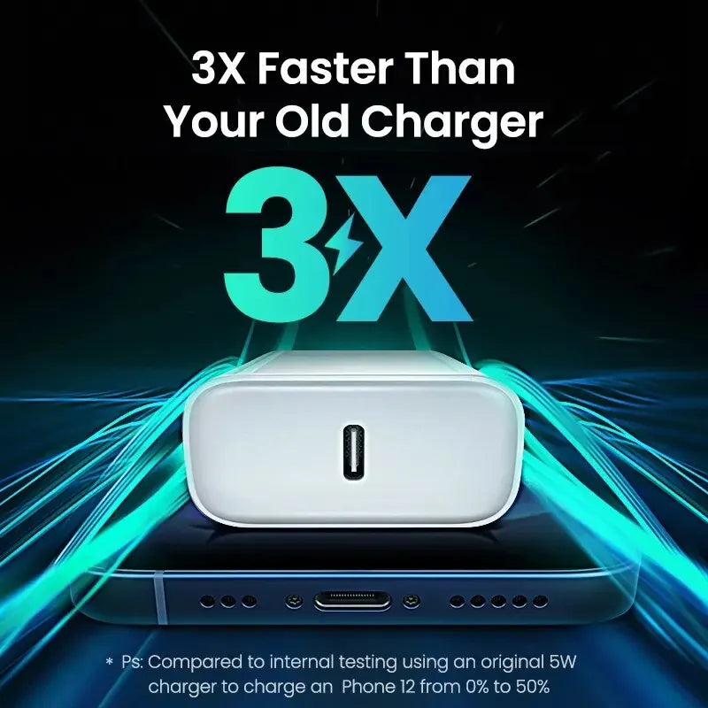 PD 20W Fast Charger For Apple iPhone 14 13 12 11 Pro Max Mini 7 8 Plus X XR USB Type-C Fast Charging Phone Adapter Accessories Leedoar