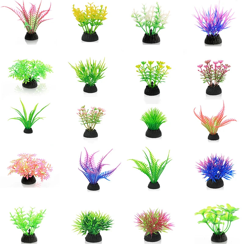 PVC Aquarium Decorative Simulation Artificial Leaves Plant Environmental Protection Materials Aquarium Decorative Accessories Leedoar