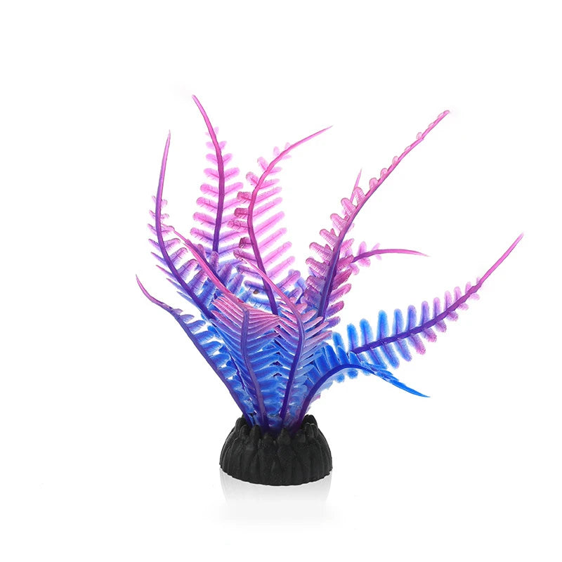 PVC Aquarium Decorative Simulation Artificial Leaves Plant Environmental Protection Materials Aquarium Decorative Accessories Leedoar