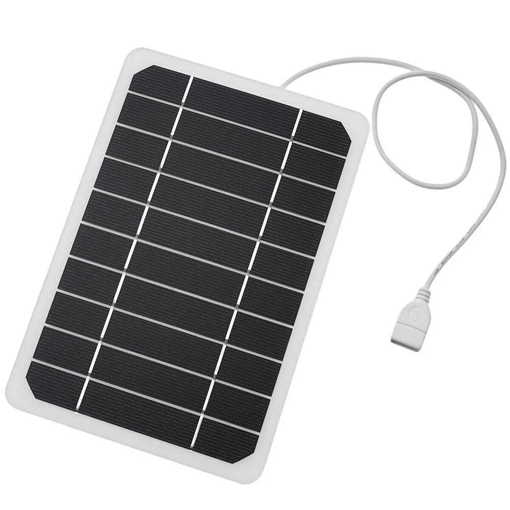 Panel Solar de 5V y 10W con salida USB, Sistema Solar portátil para exteriores, cargadores de teléfono móvil, módulo de batería, placa de generación 