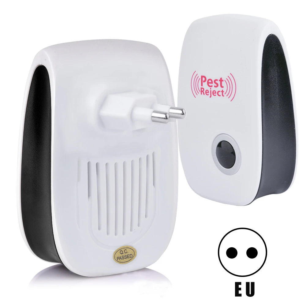 Pest Repeller Electronic Ultrasonic Pest Reject Mouse Rat Cockroach Pest Control Device Household Mosquito Killer EU US Plug Leedoar