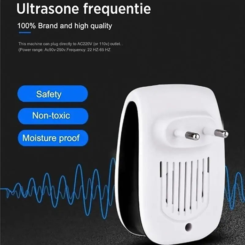 Pest Repeller Electronic Ultrasonic Pest Reject Mouse Rat Cockroach Pest Control Device Household Mosquito Killer EU US Plug Leedoar